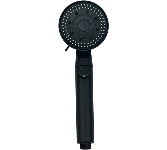 Лейка для душа со шлангом Homium Soul 04 (черная, круглая, диаметр лейки 9 см, длина шланга 133 см) FaucSoul4