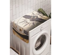 Органайзер для хранения Ambesonne "Антикварный компас" на стиральную машину, 45x120 см, cwm_6572