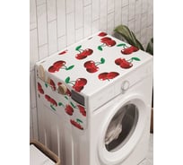 Органайзер для хранения Ambesonne "Вишневая радость" на стиральную машину, 45x120 см, cwm_47770