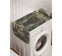 Органайзер для хранения Ambesonne "Военный камуфляж" на стиральную машину, 45x120 см, cwm_6153