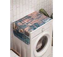 Органайзер для хранения Ambesonne "Странное окно" на стиральную машину, 45x120 см, cwm_19756