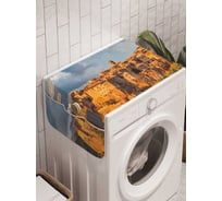 Органайзер для хранения Ambesonne "Старинный поселок" на стиральную машину, 45x120 см, cwm_15387