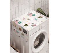 Органайзер для хранения Ambesonne "Воздушные леденцы" на стиральную машину, 45x120 см, cwm_21417