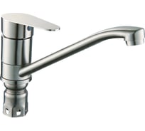 Смеситель для кухни (мойки) INGROSSO 499-310S Giovanni, нерж.сталь,картридж 35мм, гайка УТ-00051154