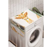 Органайзер для хранения Ambesonne "Египетские статуэтки" на стиральную машину, 45x120 см, cwm_19727