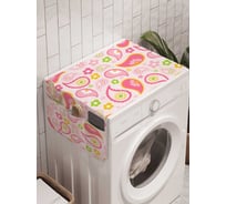 Органайзер для хранения Ambesonne "Цветочные узоры" на стиральную машину, 45x120 см, cwm_19105