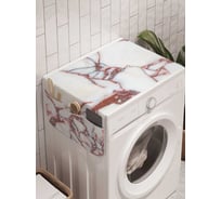 Органайзер для хранения Ambesonne "Мраморная поверхность" на стиральную машину, 45x120 см, cwm_19442