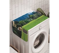 Органайзер для хранения Ambesonne "Свежая лужайка" на стиральную машину, 45x120 см, cwm_19027