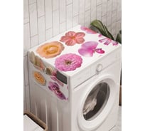 Органайзер для хранения Ambesonne "Цветочное разнообразие" на стиральную машину, 45x120 см, cwm_13644