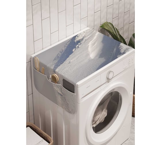 Органайзер для хранения Ambesonne "Снежный замок" на стиральную машину, 45x120 см, cwm_6702 1