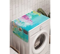 Органайзер для хранения Ambesonne "Небо из цветов" на стиральную машину, 45x120 см, cwm_19556
