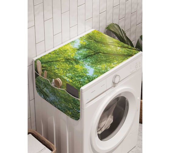 Органайзер для хранения Ambesonne "Лесное небо" на стиральную машину, 45x120 см, cwm_14614 1