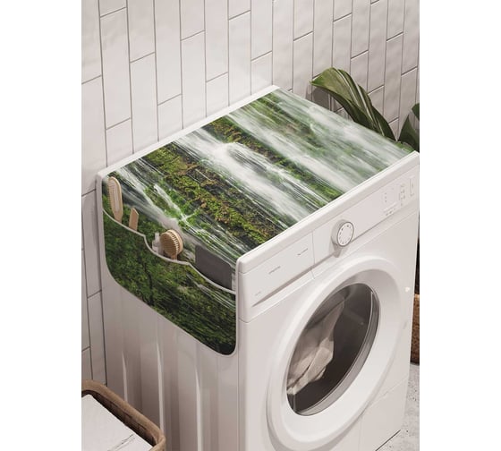 Органайзер для хранения Ambesonne "Быстрый водопад" на стиральную машину, 45x120 см, cwm_21800 1