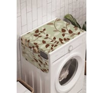 Органайзер для хранения Ambesonne "Лиственное настроение" на стиральную машину, 45x120 см, cwm_13269