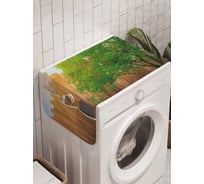 Органайзер для хранения Ambesonne "Домашнее деревце" на стиральную машину, 45x120 см, cwm_21628