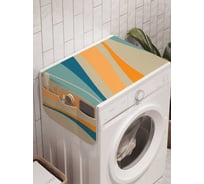 Органайзер для хранения Ambesonne "Цветной волнистый узор" на стиральную машину, 45x120 см, cwm_13152