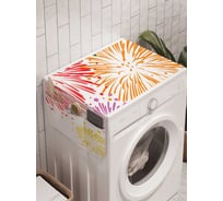 Органайзер для хранения Ambesonne "Торжественный фейерверк" на стиральную машину, 45x120 см, cwm_21762