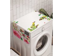 Органайзер для хранения Ambesonne "Тоннель из цветов" на стиральную машину, 45x120 см, cwm_19871