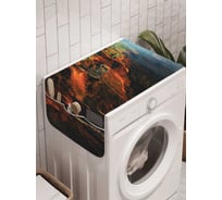 Органайзер для хранения Ambesonne "Пещерный храм" на стиральную машину, 45x120 см, cwm_14741