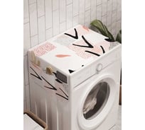 Органайзер для хранения Ambesonne "Стильные коты" на стиральную машину, 45x120 см, cwm_31939