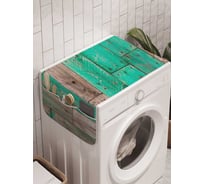 Органайзер для хранения Ambesonne "Старые доски" на стиральную машину, 45x120 см, cwm_20382