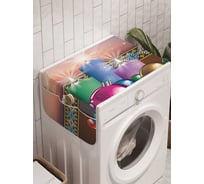 Органайзер для хранения Ambesonne "Новогодние украшения" на стиральную машину, 45x120 см, cwm_5819