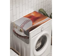Органайзер для хранения Ambesonne "Бейсбольный набор" на стиральную машину, 45x120 см, cwm_8562