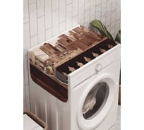 Органайзер для хранения Ambesonne "Балкон у моста" на стиральную машину, 45x120 см, cwm_21339