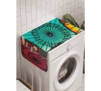 Органайзер для хранения Ambesonne "Китайские зонты" на стиральную машину, 45x120 см, cwm_21362