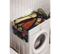 Органайзер для хранения Ambesonne "Красочный витраж" на стиральную машину, 45x120 см, cwm_21403