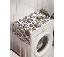 Органайзер для хранения Ambesonne "Кружевные сердца" на стиральную машину, 45x120 см, cwm_1517