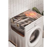 Органайзер для хранения Ambesonne "Крылатый страж" на стиральную машину, 45x120 см, cwm_19118