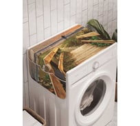 Органайзер для хранения Ambesonne "Морские тропы" на стиральную машину, 45x120 см, cwm_6995