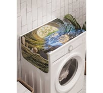 Органайзер для хранения Ambesonne "Солнечный тоннель" на стиральную машину, 45x120 см, cwm_14743