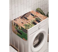 Органайзер для хранения Ambesonne "Цветущие улицы" на стиральную машину, 45x120 см, cwm_20642