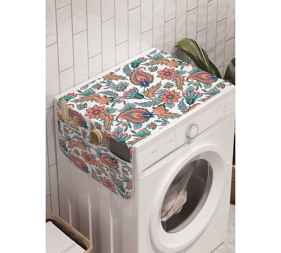 Органайзер для хранения Ambesonne "Весна опять пришла" на стиральную машину, 45x120 см, cwm_23219 1