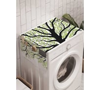 Органайзер для хранения Ambesonne "Расцветающее дерево" на стиральную машину, 45x120 см, cwm_13464