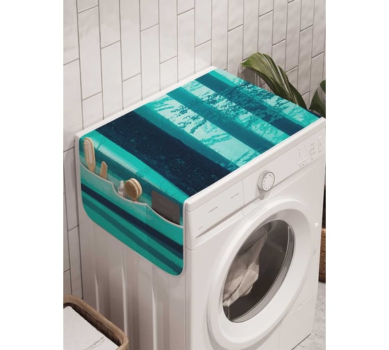 Органайзер для хранения Ambesonne "Лесная туманность" на стиральную машину, 45x120 см, cwm_19646 1