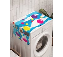 Органайзер для хранения Ambesonne "Шаровая радуга" на стиральную машину, 45x120 см, cwm_31044