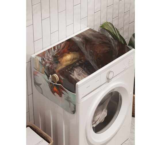 Органайзер для хранения Ambesonne "Время лететь" на стиральную машину, 45x120 см, cwm_19117 1