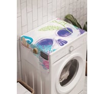 Органайзер для хранения Ambesonne "Подводный череп" на стиральную машину, 45x120 см, cwm_21718