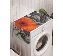 Органайзер для хранения Ambesonne "Цветочно-каменная дружба" на стиральную машину, 45x120 см, cwm_2733