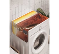 Органайзер для хранения Ambesonne "Водяной каньон на закате" на стиральную машину, 45x120 см, cwm_15180