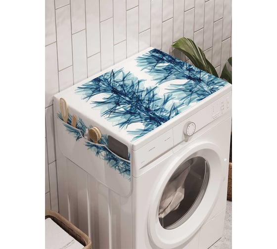 Органайзер для хранения Ambesonne "Зимняя феерия" на стиральную машину, 45x120 см, cwm_14456 1