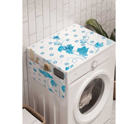 Органайзер для хранения Ambesonne "Виноградное заграждение" на стиральную машину, 45x120 см, cwm_21599 1