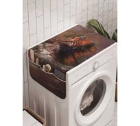 Органайзер для хранения Ambesonne "Бесстрашный воин" на стиральную машину, 45x120 см, cwm_19116