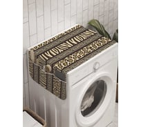 Органайзер для хранения Ambesonne "Многообразие животного мира" на стиральную машину, 45x120 см, cwm_8197