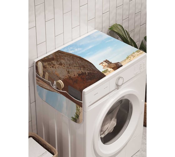 Органайзер для хранения Ambesonne "Недвижимый корабль" на стиральную машину, 45x120 см, cwm_20545 1
