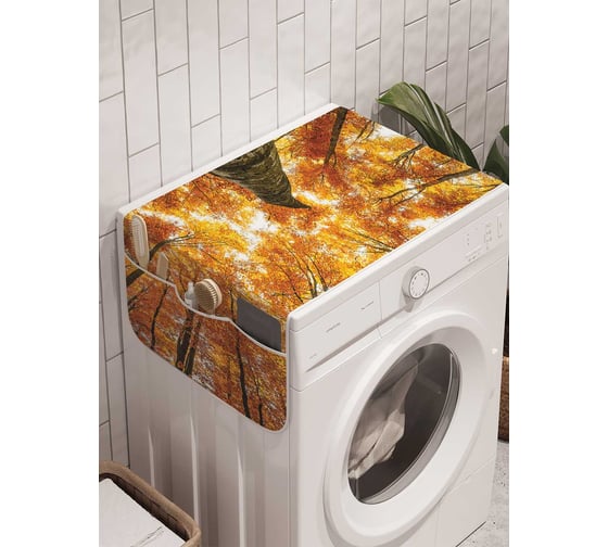 Органайзер для хранения Ambesonne "Краски природы" на стиральную машину, 45x120 см, cwm_20661 1