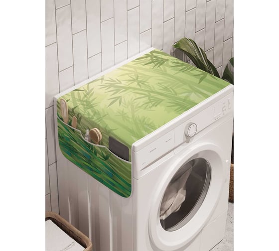 Органайзер для хранения Ambesonne "Природная загадка" на стиральную машину, 45x120 см, cwm_13725 1